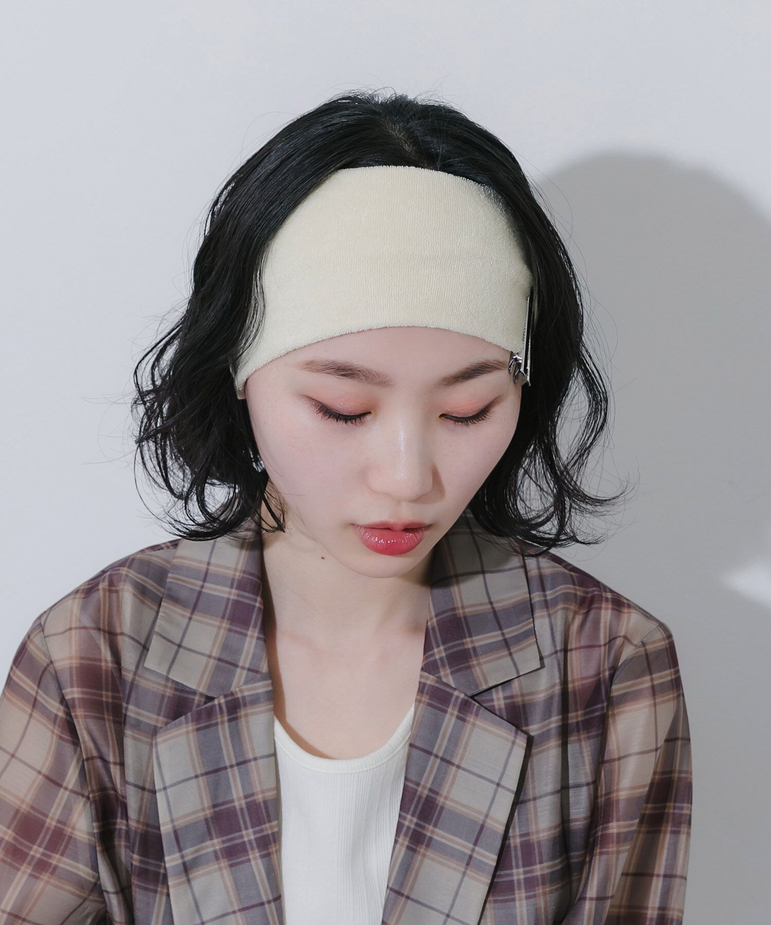 SMELLY「パイルヘアターバン」|ヘアバンド|