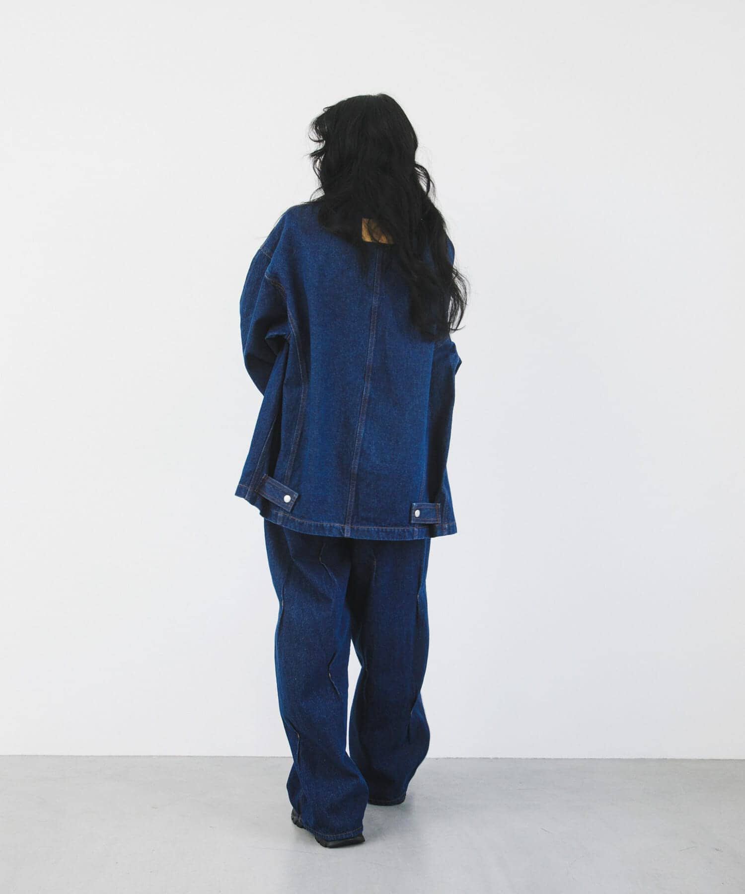  「タックWIDEデニム」|デニム|