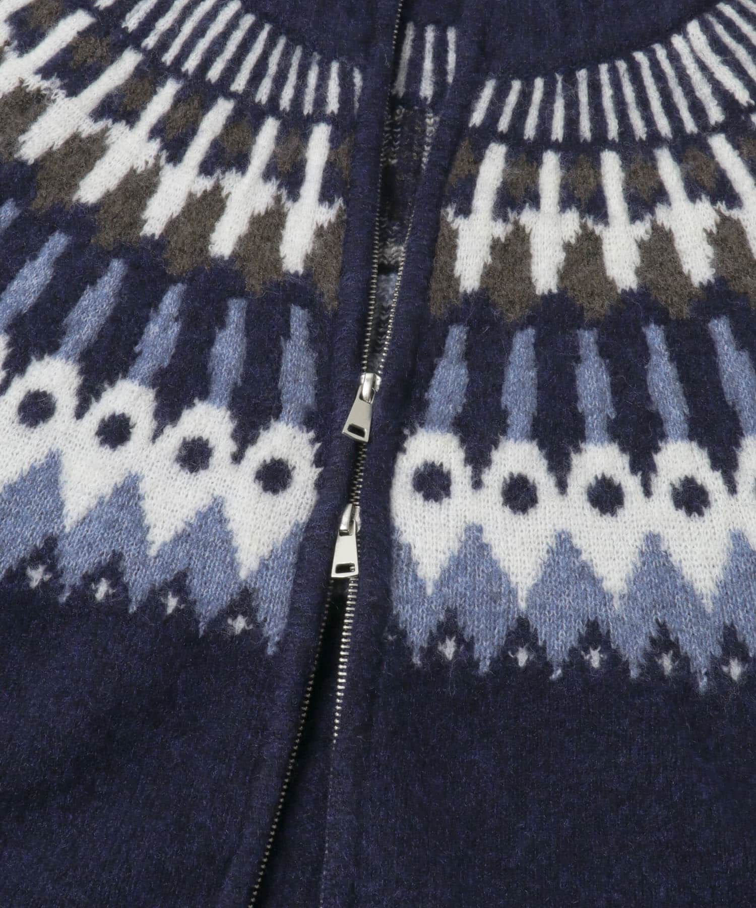 SENSE OF PLACE by URBAN RESEARCH「『洗濯可』ノルディックジップセーター」|ニット・セーター|