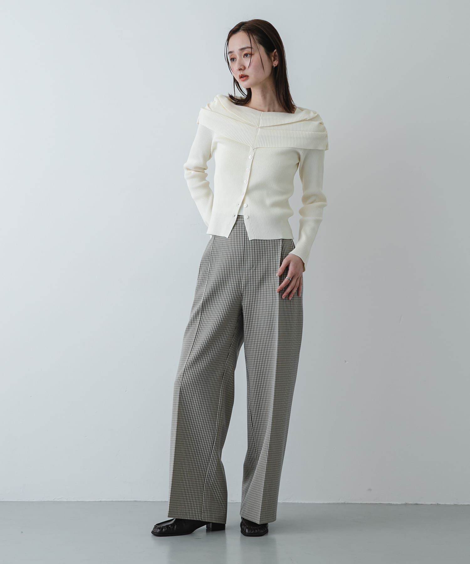 SENSE OF PLACE by URBAN RESEARCH「『洗濯可/防花粉』SKINProofオフショルセーター」|ニット・セーター|