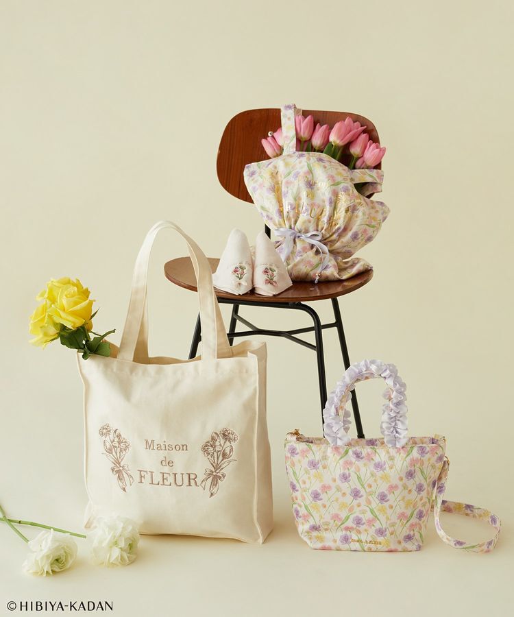 Maison de FLEUR「日比谷花壇コラボ タオルハンカチ」|ハンカチ|