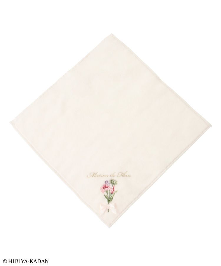 Maison de FLEUR「日比谷花壇コラボ タオルハンカチ」|ハンカチ|