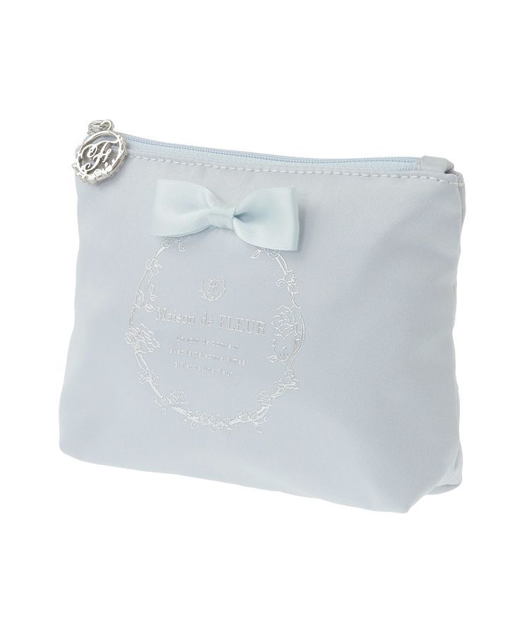 Maison de FLEUR「サテンリボンティッシュケース」|ポーチ|