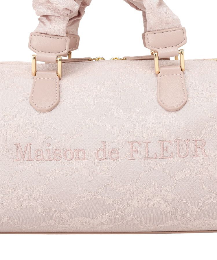 Maison de FLEUR「レース2Wayボストンバッグ」|ハンドバッグ|