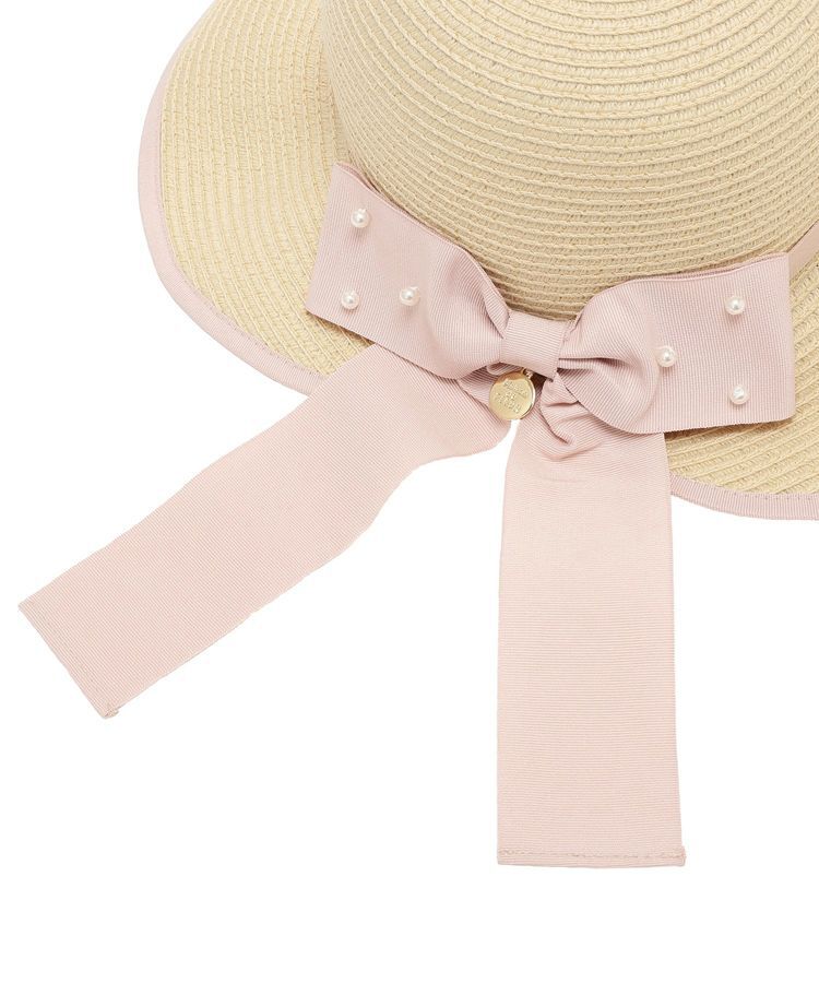 Maison de FLEUR「【手洗い可能】パールリボンスリットハット」|その他|