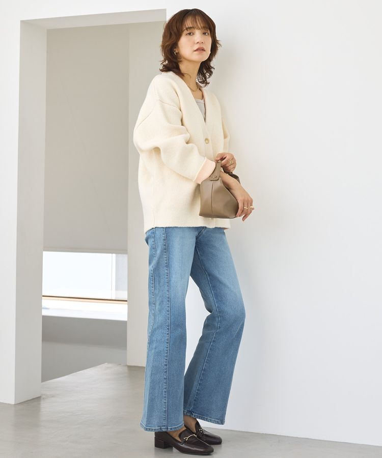 AMERICAN HOLIC「VネックWフェイスニットカーディガン【WEB限定カラー有り】」|カーディガン|