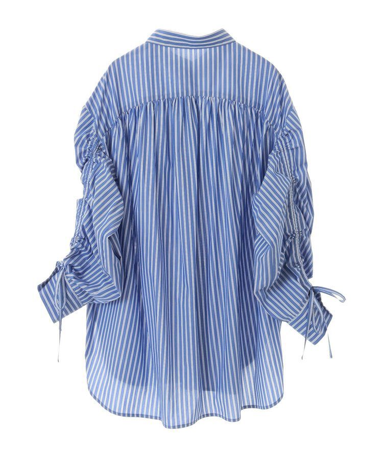 AMERICAN HOLIC「【WEB限定】イージーケアバックギャザーリボンシャツ」|シャツ・ブラウス|