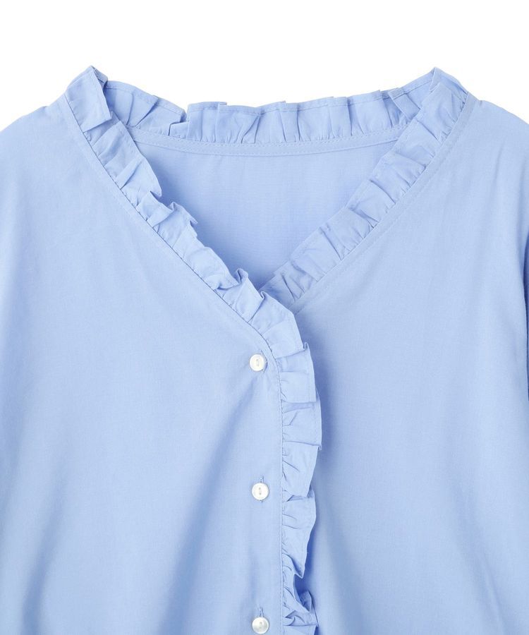 AMERICAN HOLIC「フリルVネックブラウス」|シャツ・ブラウス|