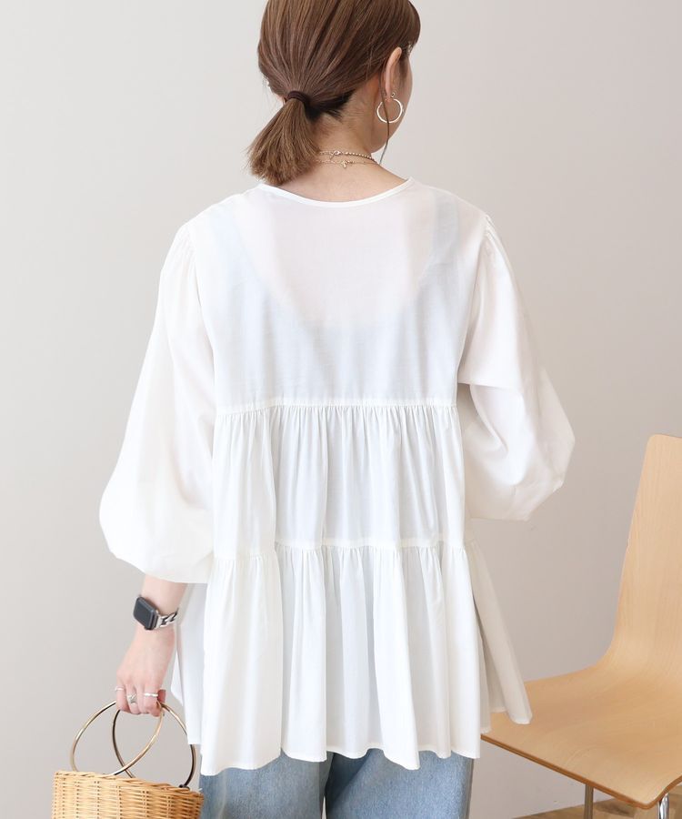 AMERICAN HOLIC「【WEB限定】ティアードギャザーブラウス」|シャツ・ブラウス|