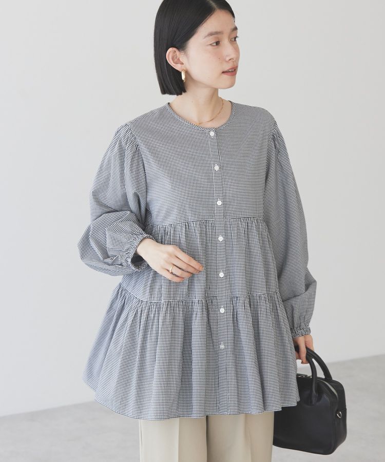 AMERICAN HOLIC「【WEB限定】ティアードギャザーブラウス」|シャツ・ブラウス|