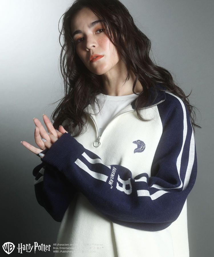 Green Parks「ハリー・ポッター/ライン入りハーフジップニット」|ニット・セーター|