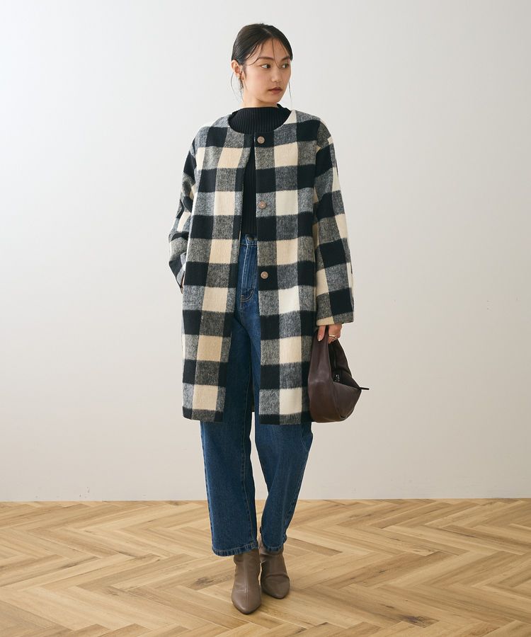 Green Parks「シャギーノーカラーコート」|その他|