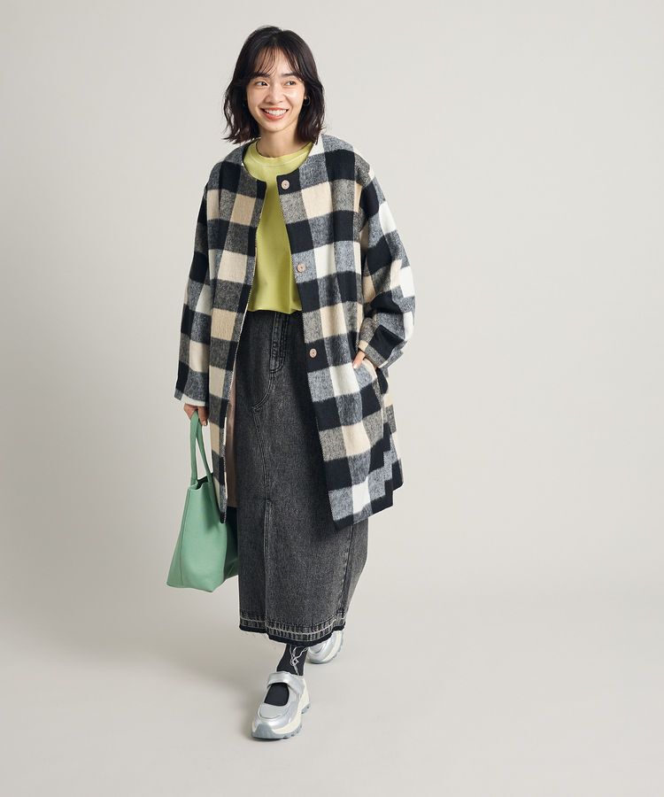 Green Parks「シャギーノーカラーコート」|その他|