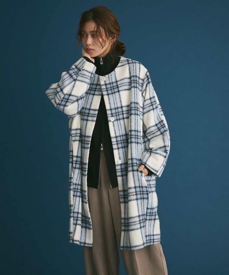 Green Parks「シャギーノーカラーコート」|その他|