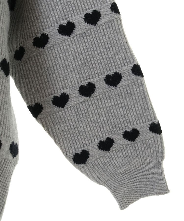 Green Parks「・swing by ハートクルーネックニット」|ニット・セーター|