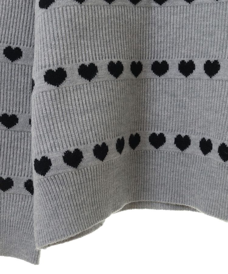 Green Parks「・swing by ハートクルーネックニット」|ニット・セーター|