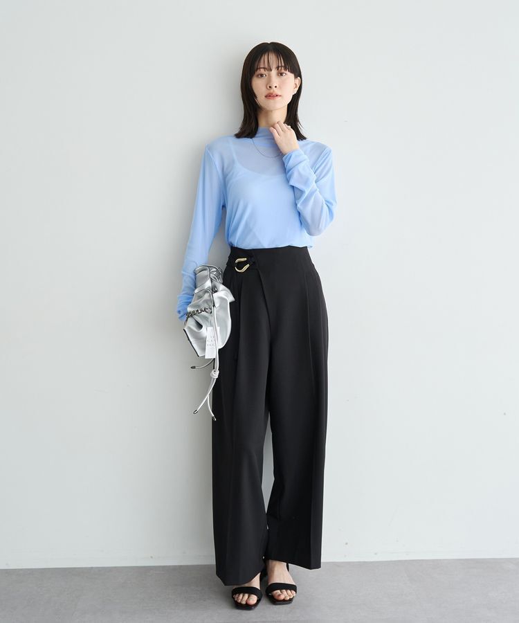 YECCA VECCA「メタルベルトワイドパンツ」|その他|