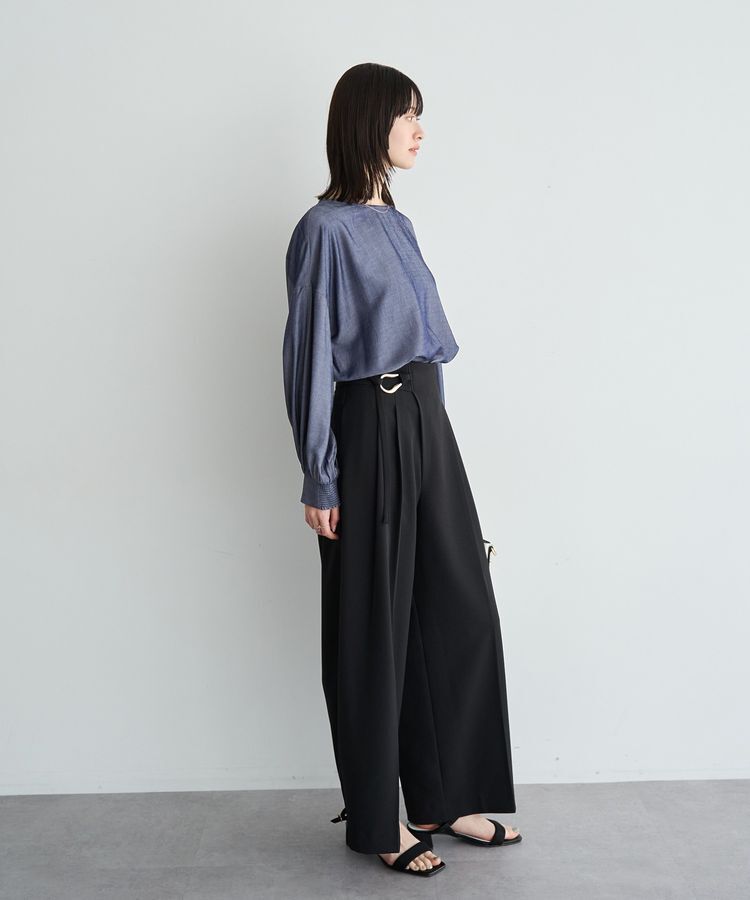 YECCA VECCA「メタルベルトワイドパンツ」|その他|