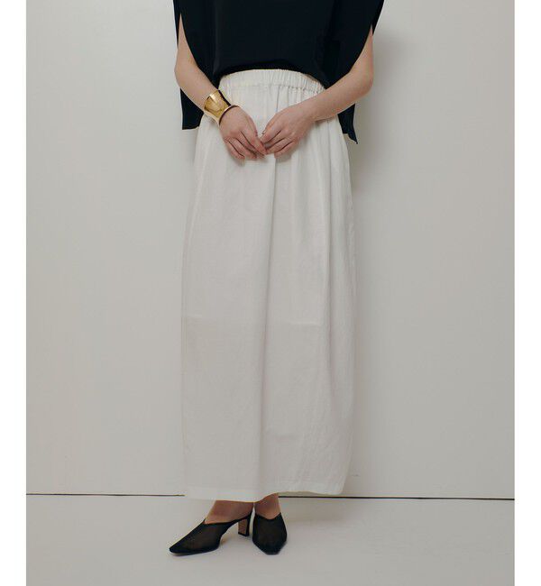 allureville「リネンラミーコクーンスカート」|スカート|