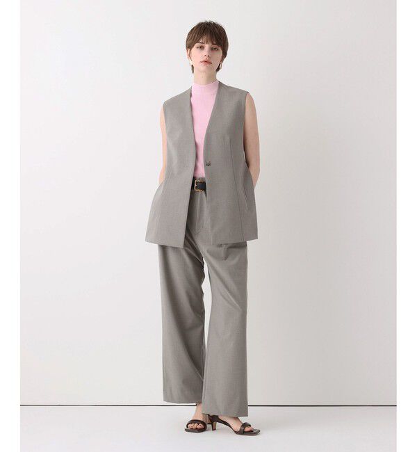 allureville「WEB ルミネ別注スリットジレ」|ベスト・ジレ|