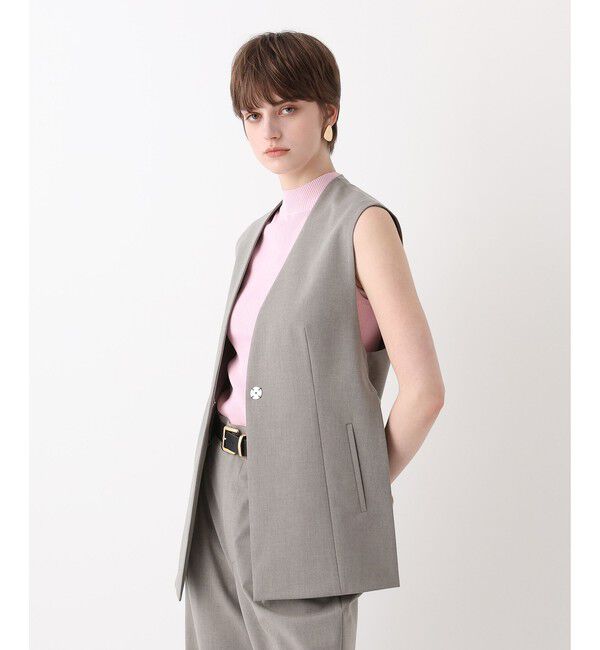 allureville「WEB ルミネ別注スリットジレ」|ベスト・ジレ|