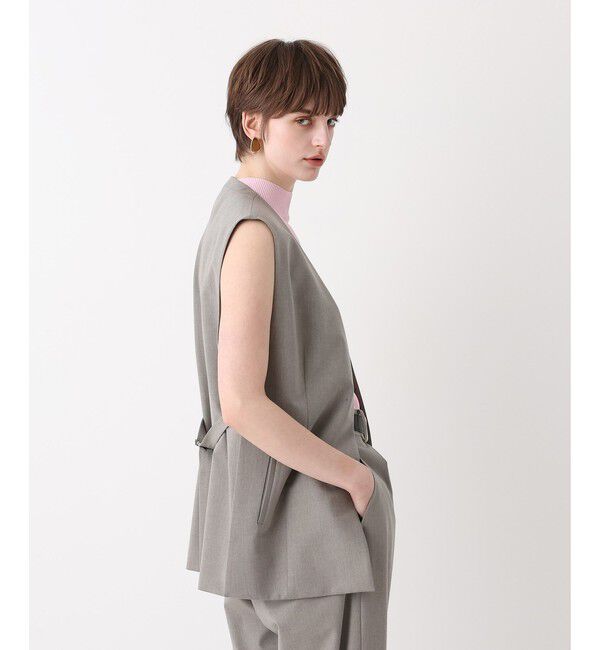 allureville「WEB ルミネ別注スリットジレ」|ベスト・ジレ|