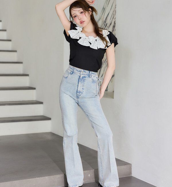  「【Black Ribbon Collection】メニーリボンブラウス」|シャツ・ブラウス|