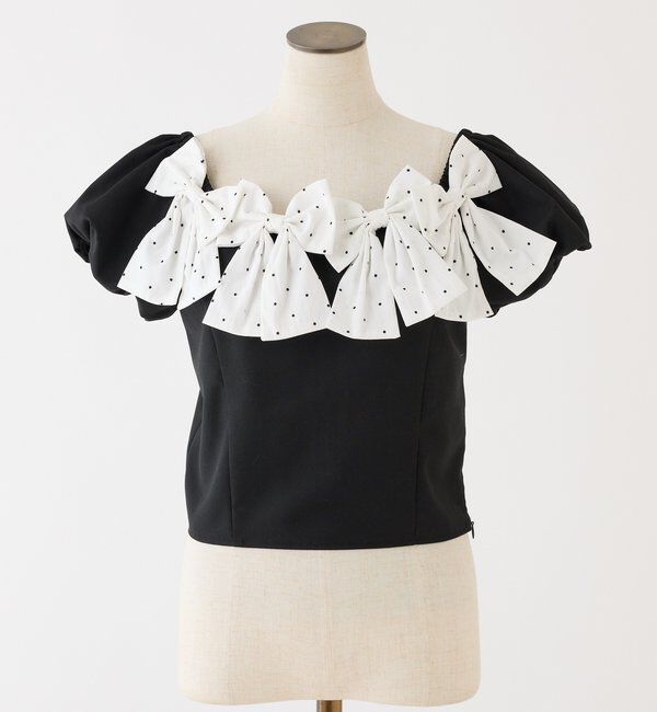  「【Black Ribbon Collection】メニーリボンブラウス」|シャツ・ブラウス|