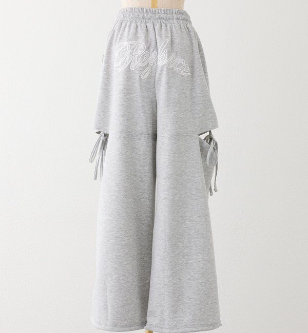  「【セットアップ可能】【SMサイズ展開あり】サイドカットリボンスエットパンツ」|その他|
