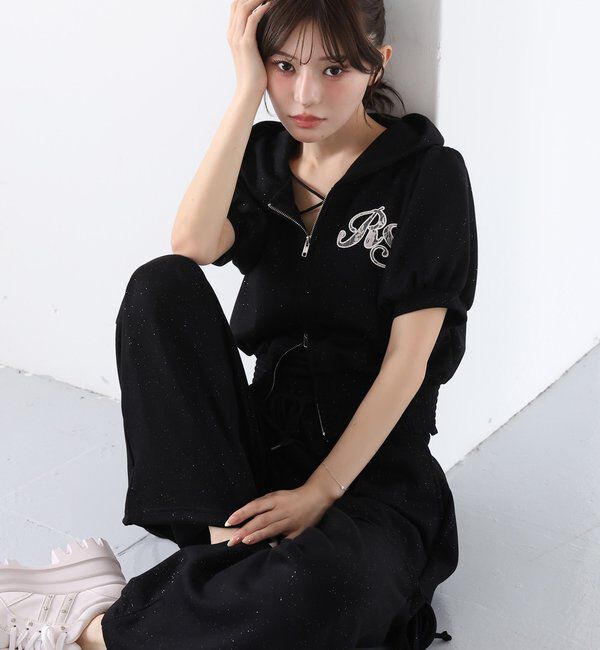  「【セットアップ可能】【SMサイズ展開あり】サイドカットリボンスエットパンツ」|その他|