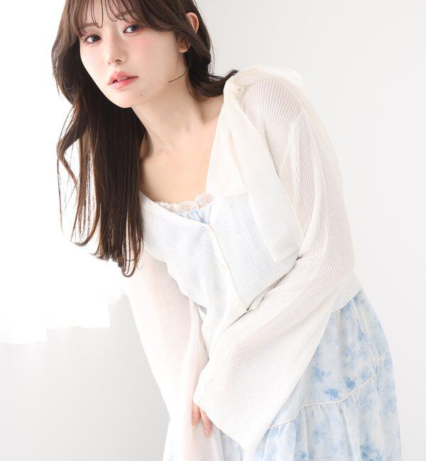  「シアーカーディガン」|ニット・セーター|