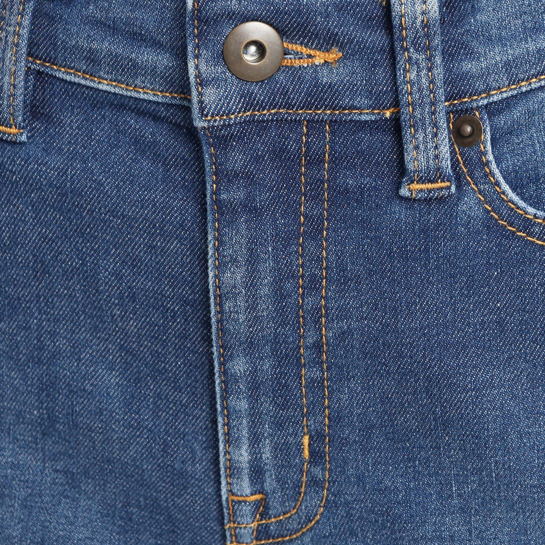 Reflect「【洗える】ストレートシルエットストレッチデニム」|デニム|