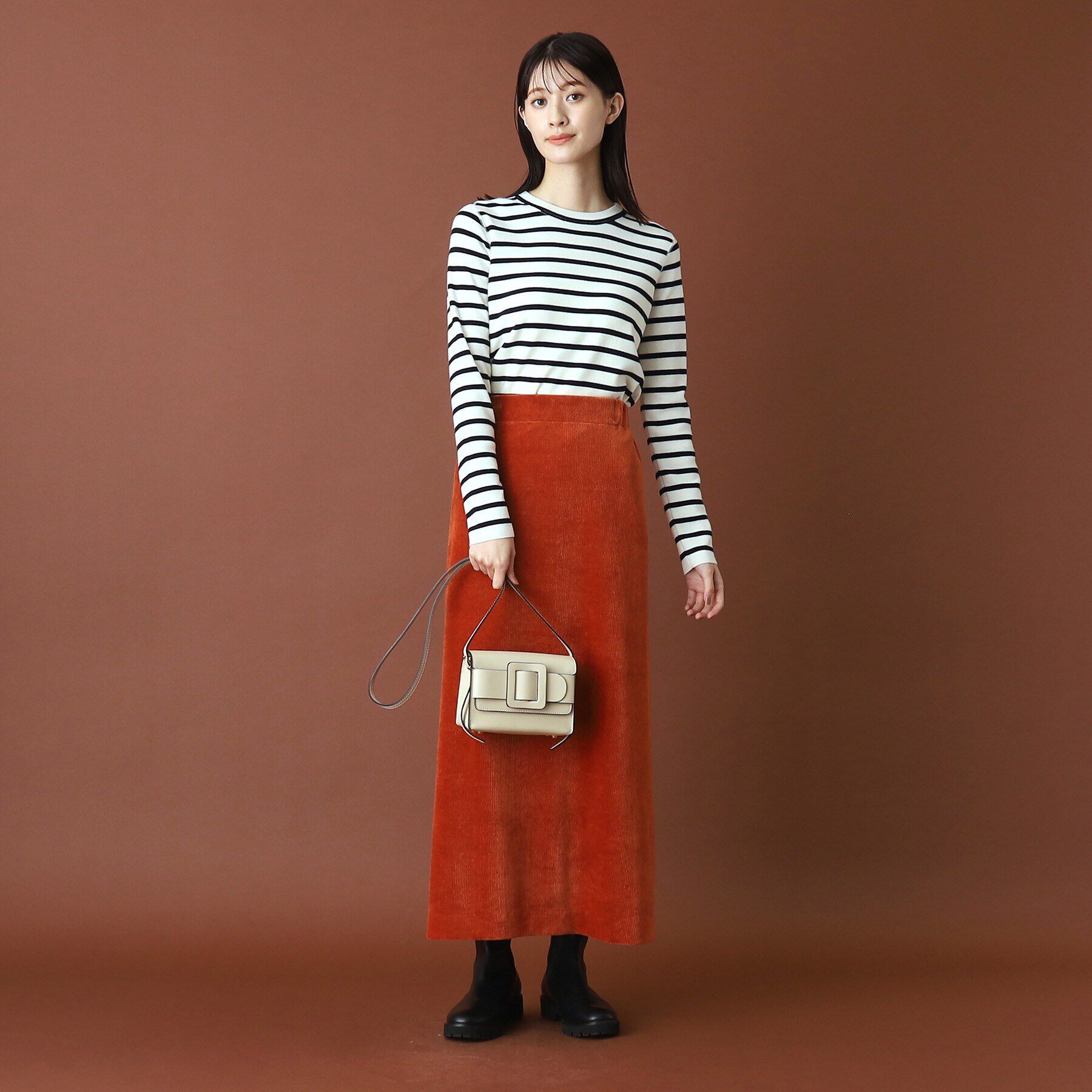 DRESSTERIOR「コーデュロイイージースカート」|スカート|