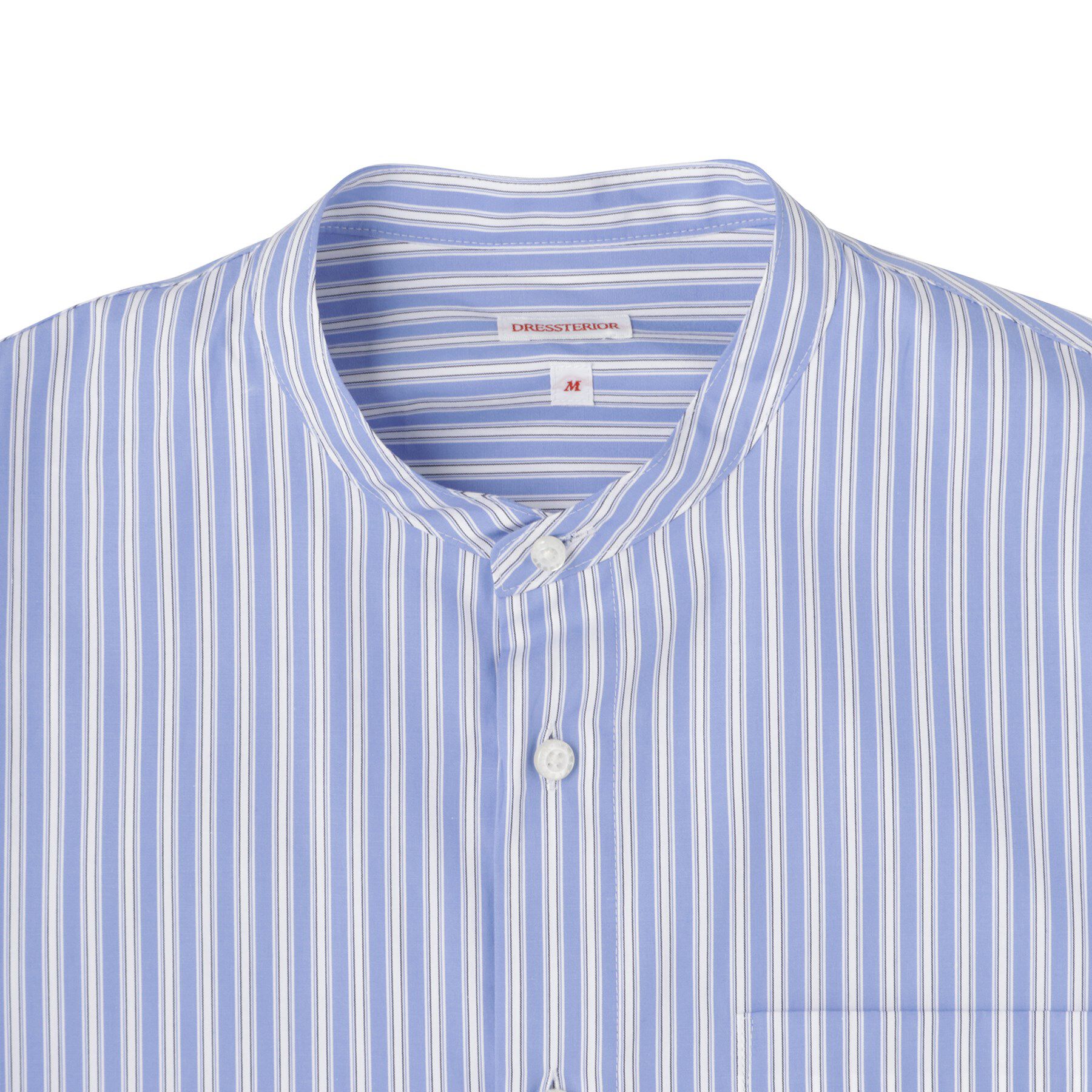 DRESSTERIOR「バンドカラー ロンストシャツ」|シャツ・ブラウス|