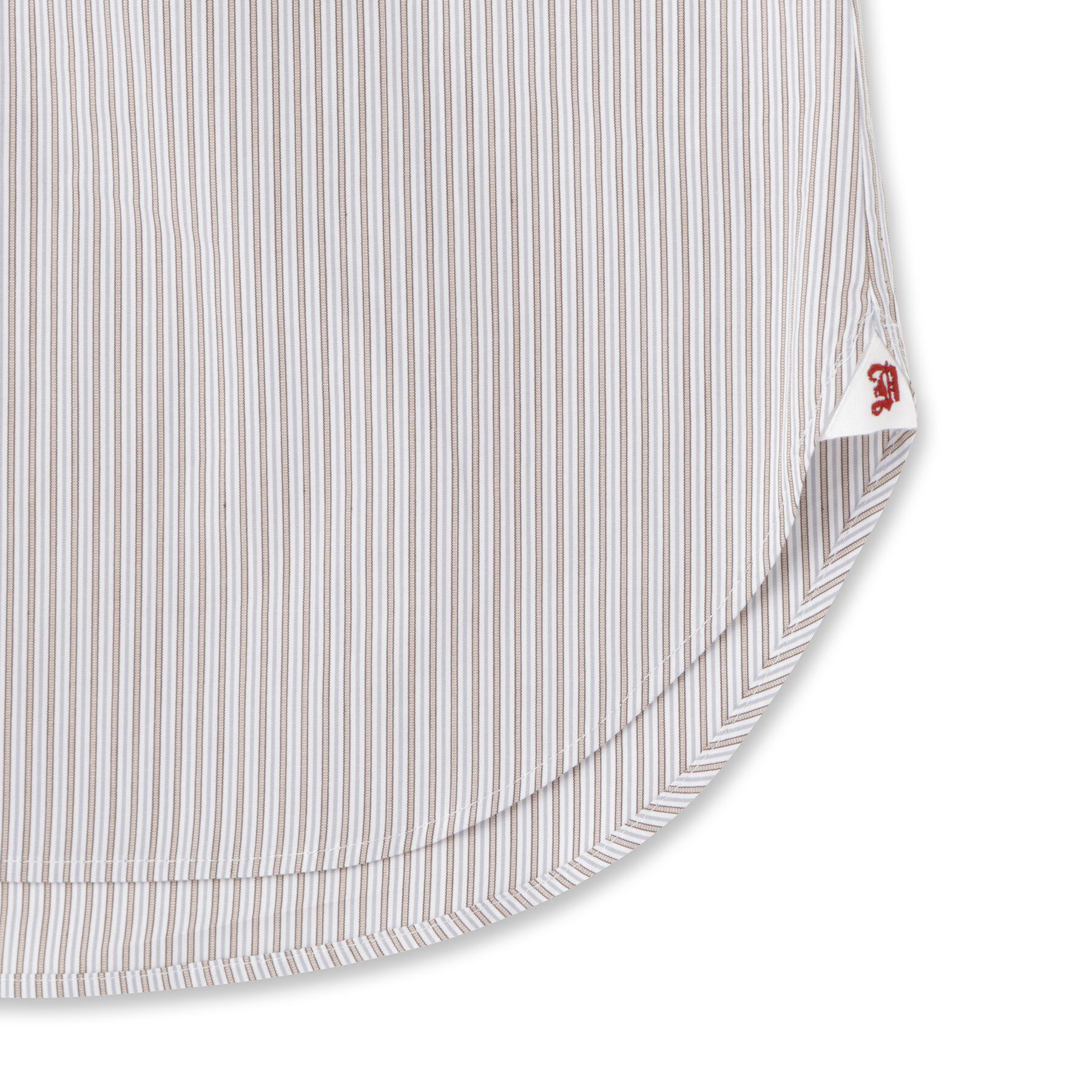 DRESSTERIOR「レギュラーカラークレリック ストライプドレスシャツ」|シャツ・ブラウス|