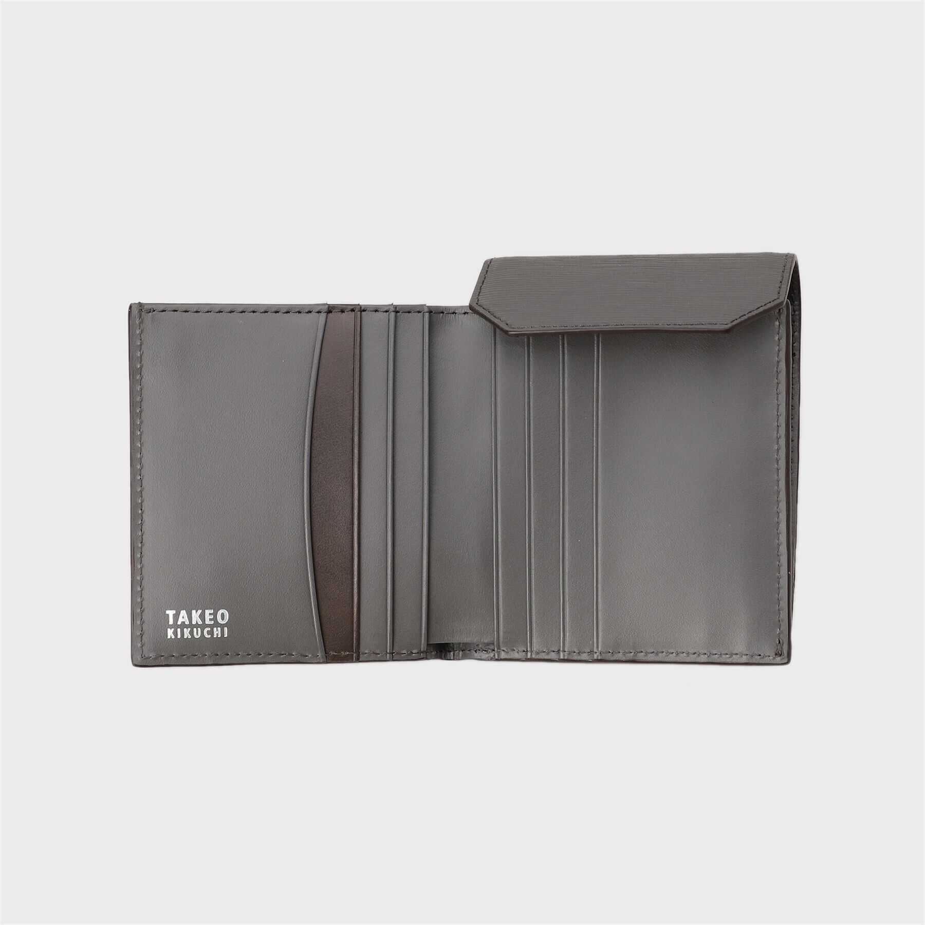 TAKEO KIKUCHI「【NEW レザーリップルシリーズ】 コンパクトウォレット」|財布|