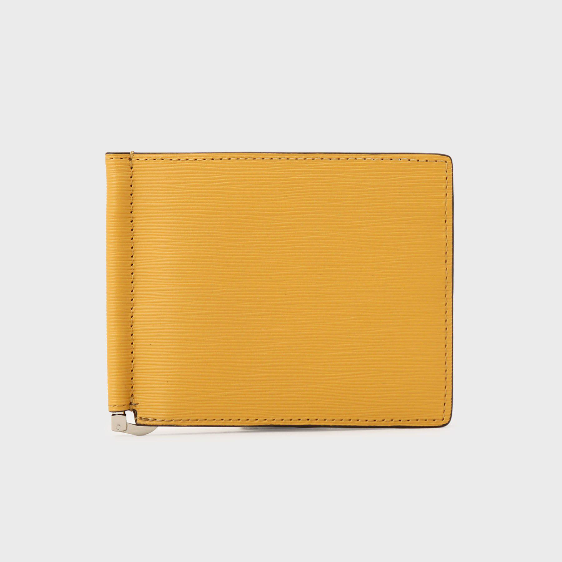 TAKEO KIKUCHI「【NEW レザーリップルシリーズ】マネークリップ付 サプレス ウォレット」|財布|キャメルブラウン(0