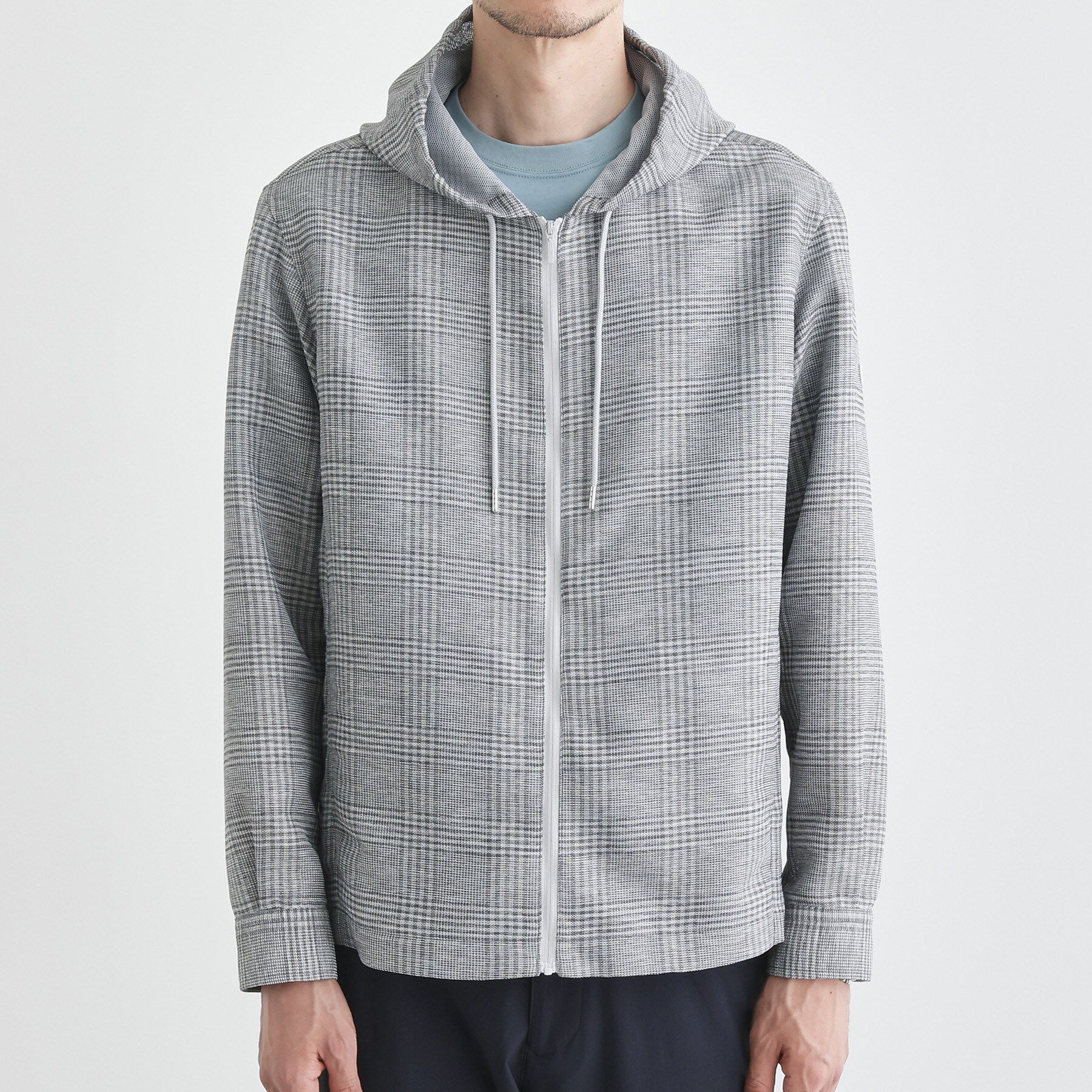 TAKEO KIKUCHI「【軽羽織】カラミ織り フード羽織りシャツ」|シャツ・ブラウス|