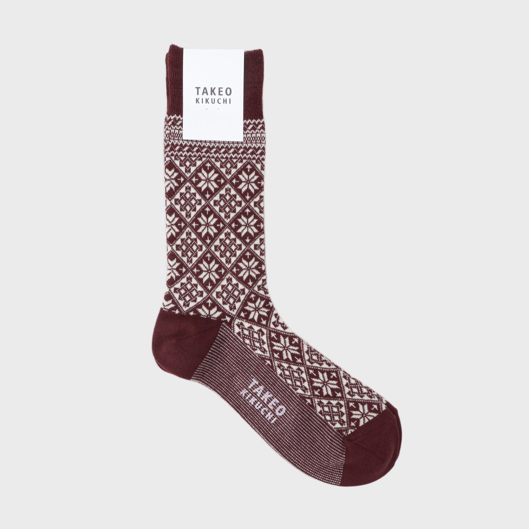 TAKEO KIKUCHI「雪柄ソックス」|ソックス|