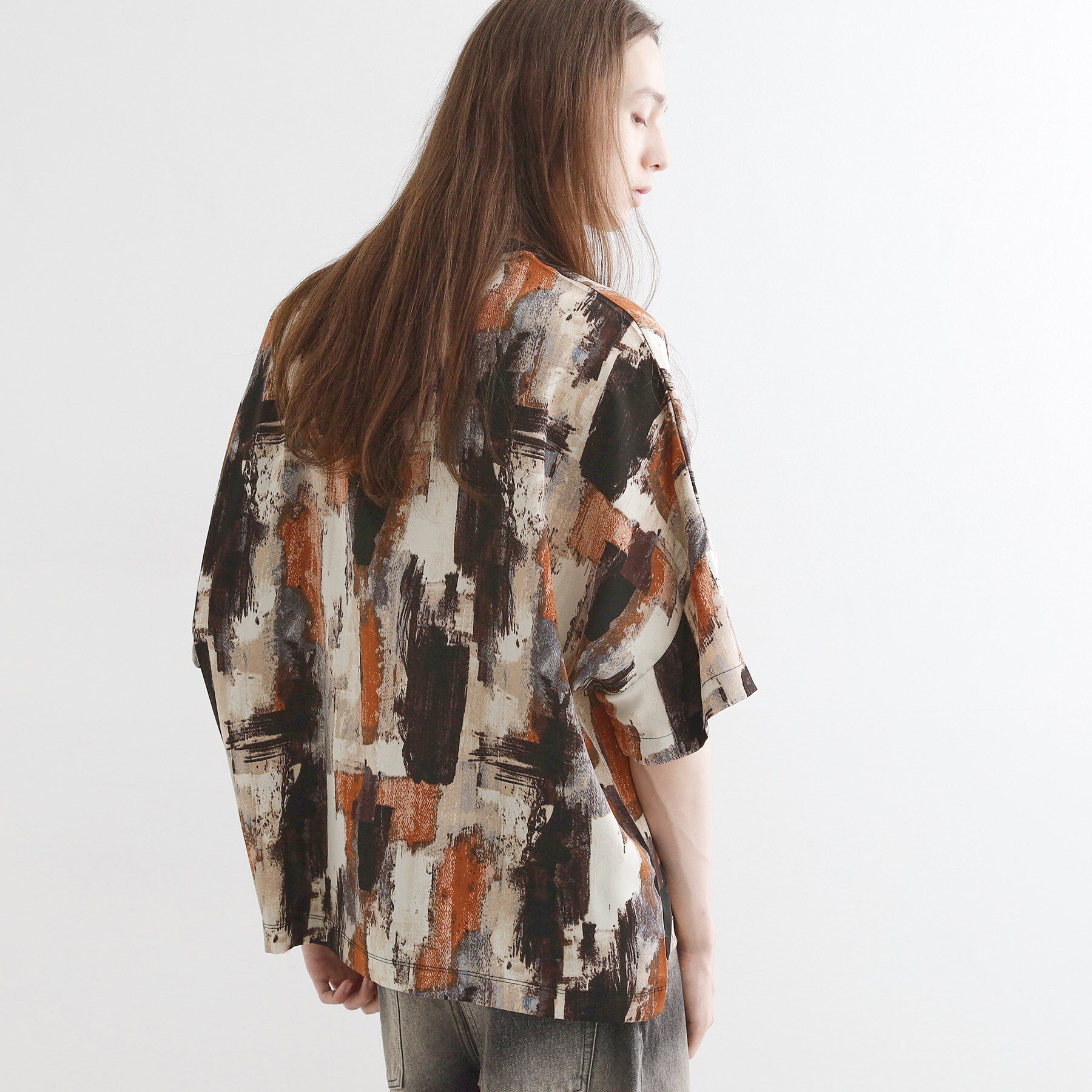 tk.TAKEO KIKUCHI「アブストラクトドルマンカットソー」|Tシャツ・カットソー|