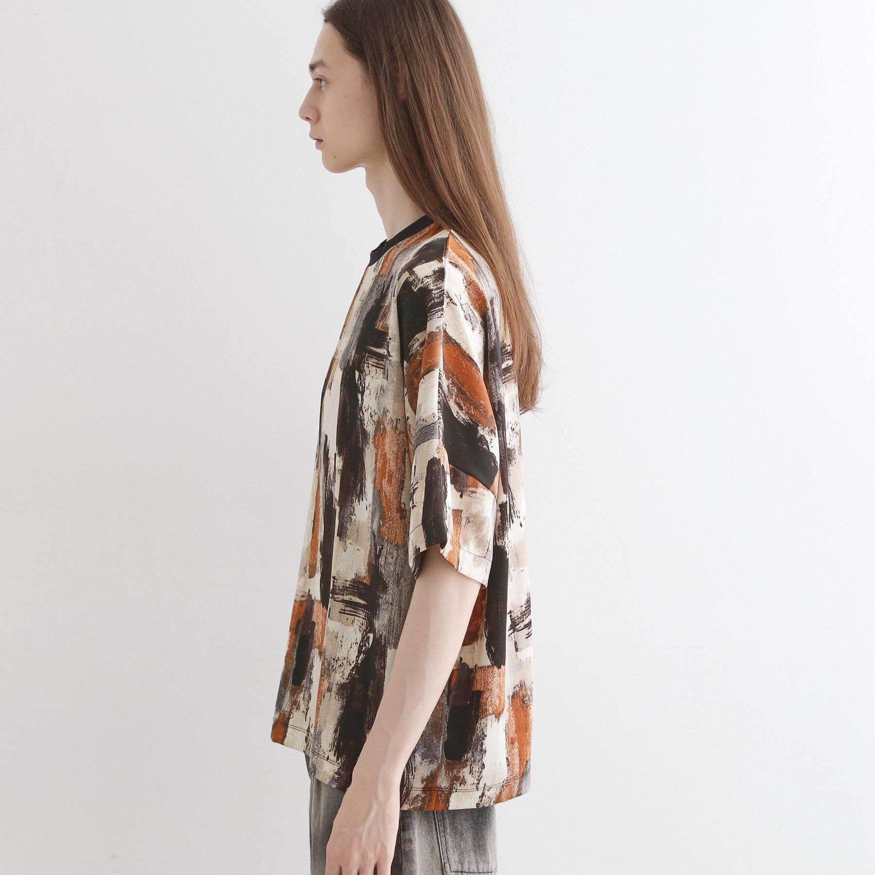 tk.TAKEO KIKUCHI「アブストラクトドルマンカットソー」|Tシャツ・カットソー|