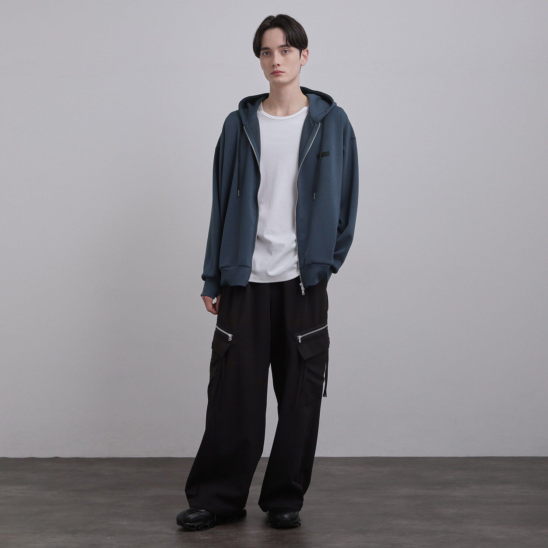 tk.TAKEO KIKUCHI「オーバーサイズジップパーカー」|パーカー|