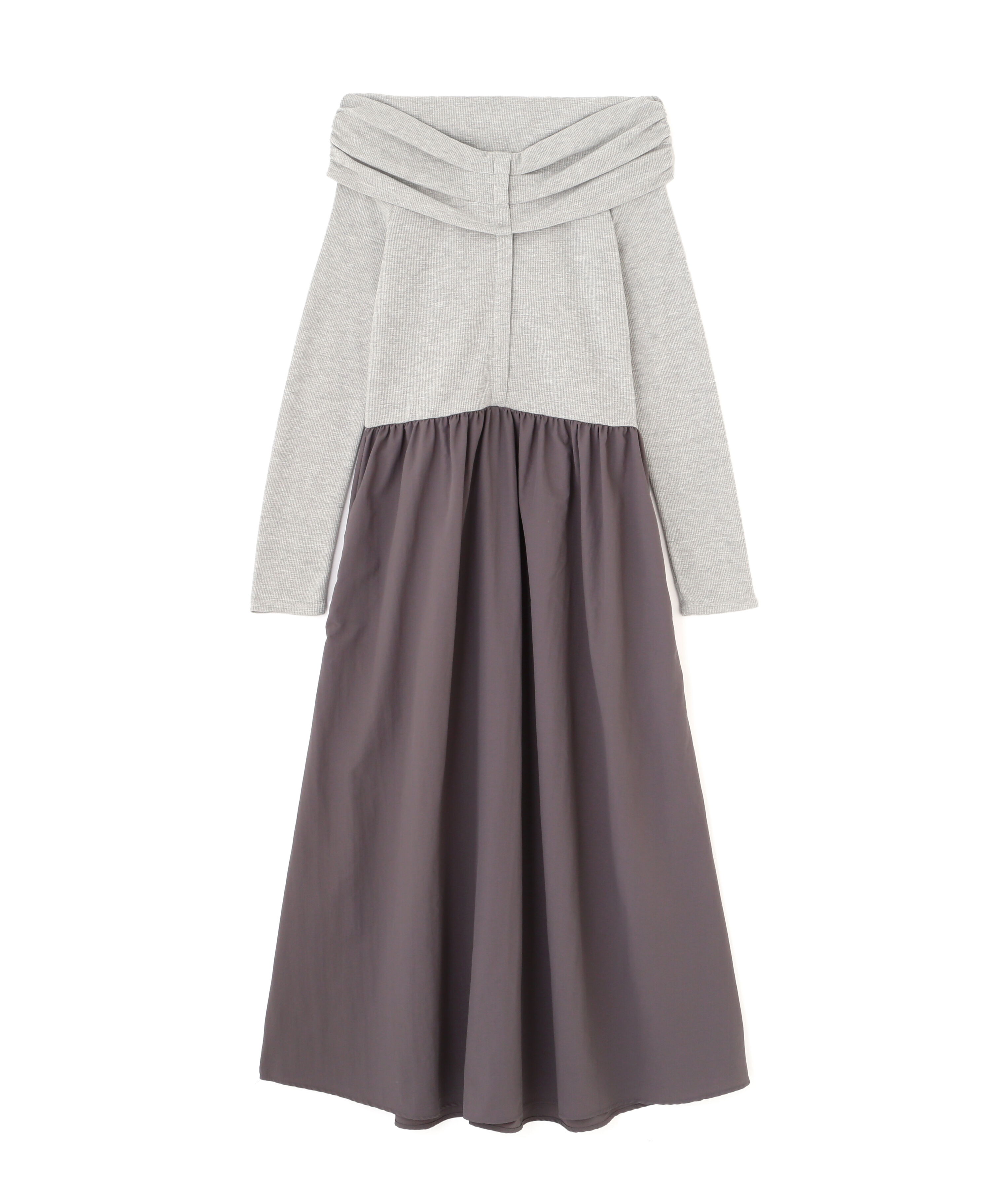  「オフショルドッキングワンピース」|ワンピース|