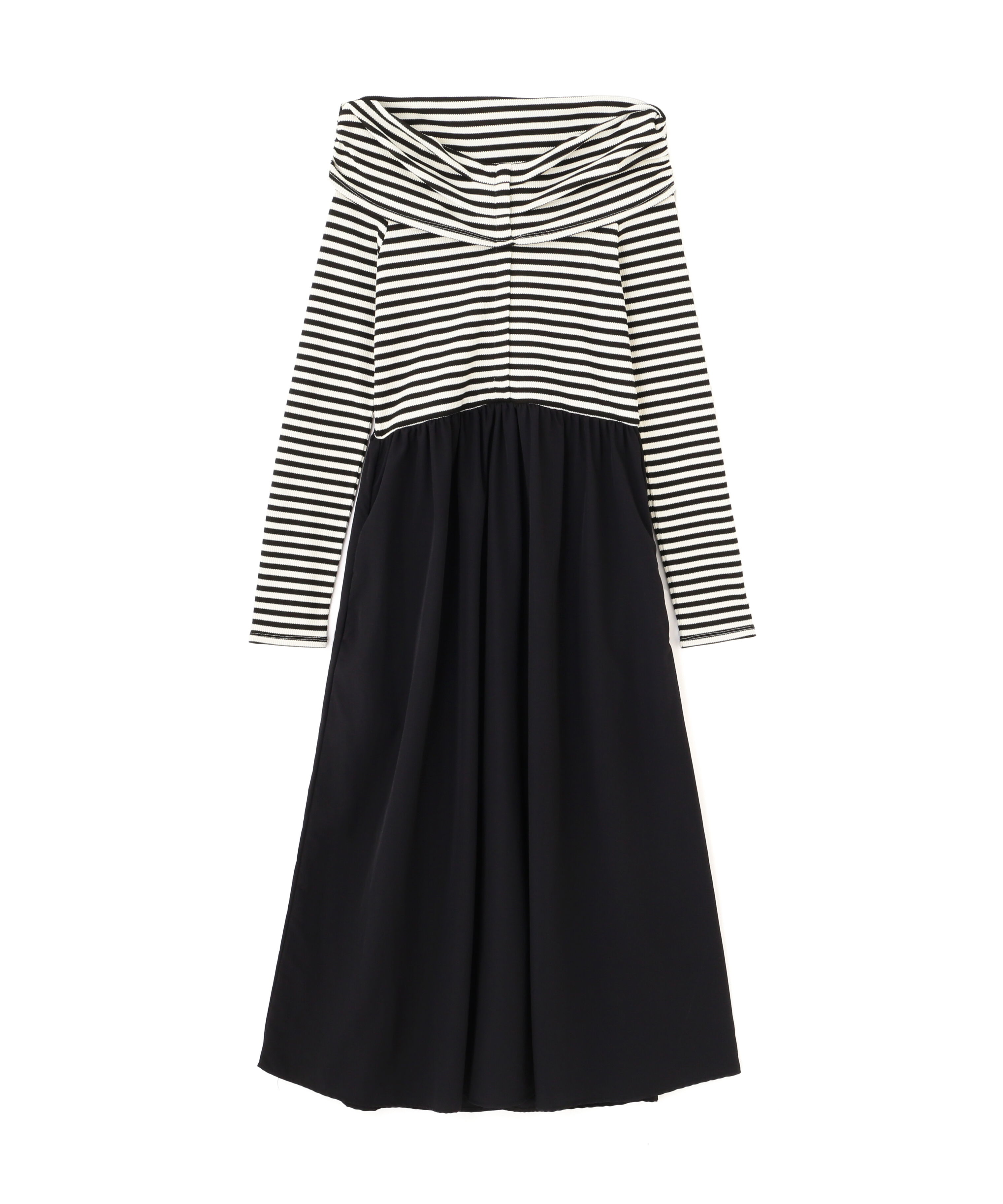  「オフショルドッキングワンピース」|ワンピース|