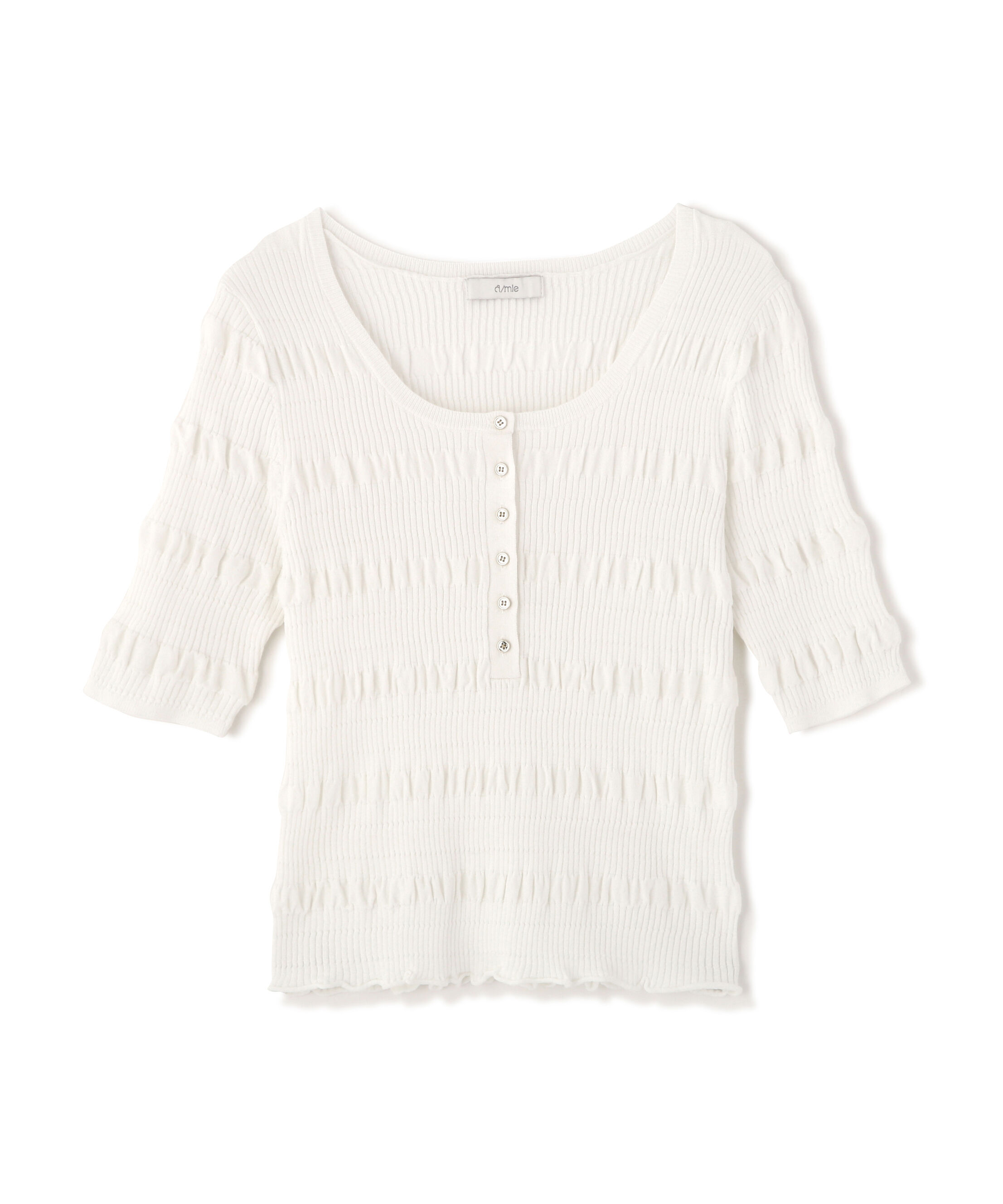 PROPORTION BODY DRESSING「〈a/mie〉変形リブニット 26SS」|カーディガン|