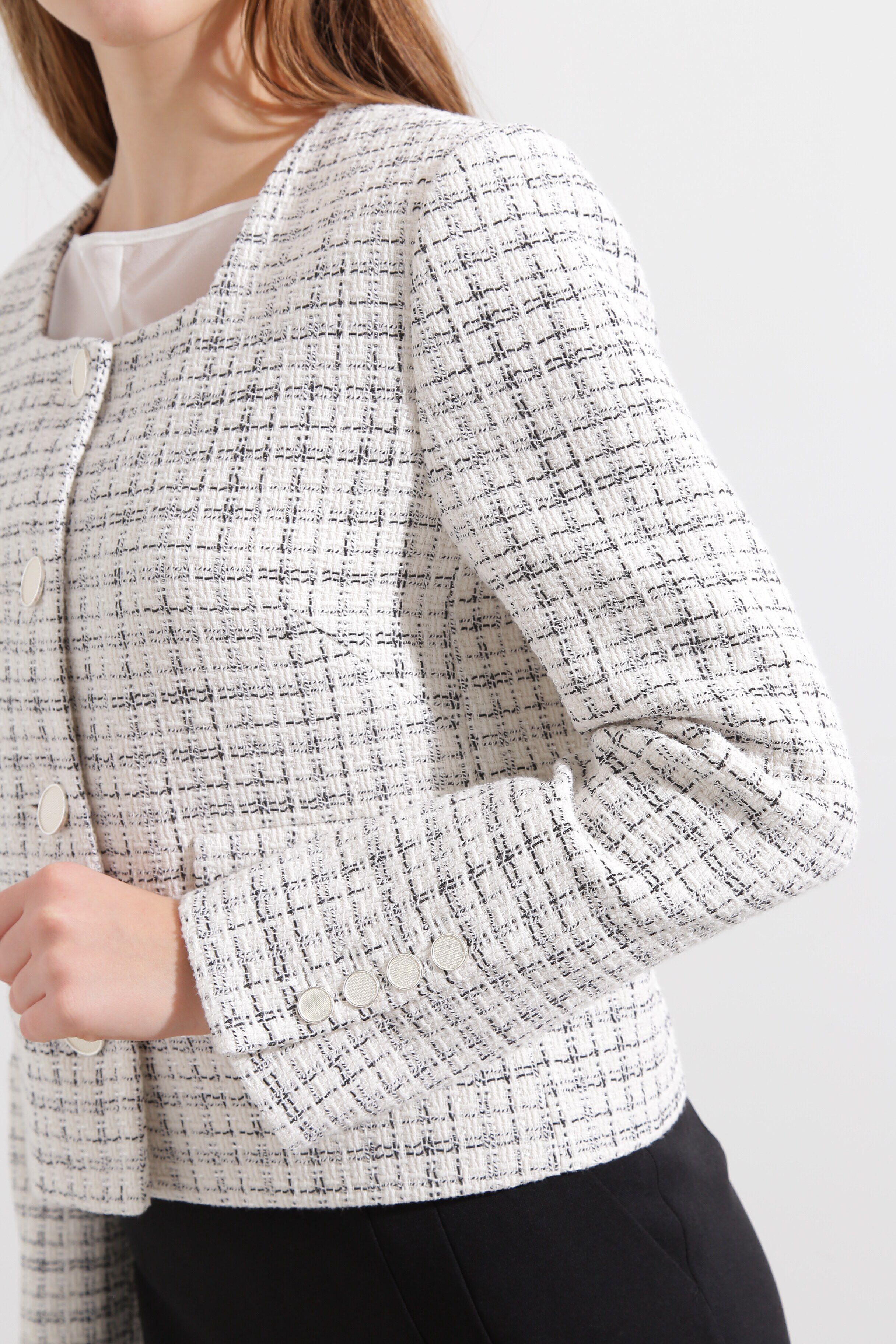  「◆スクエアーネックツイードジャケット」|その他|