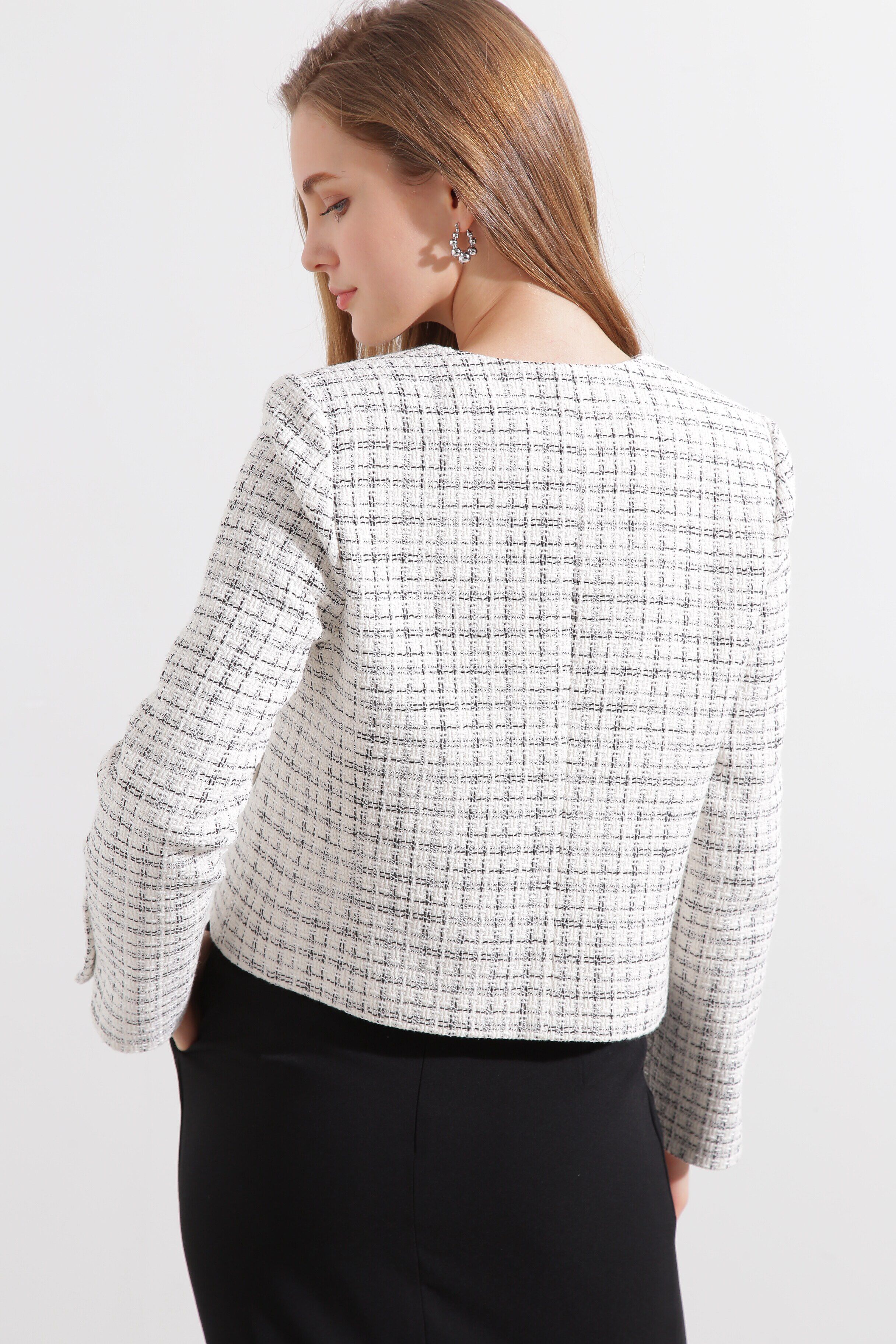  「◆スクエアーネックツイードジャケット」|その他|