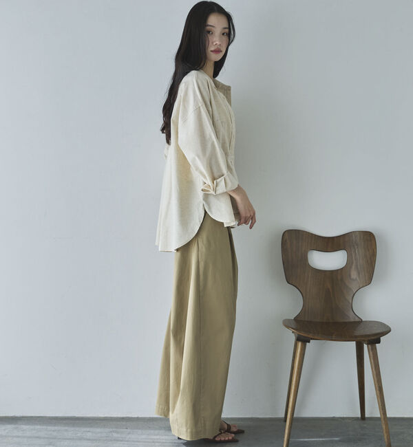 Doux archives「コットンリネンシャツ」|シャツ・ブラウス|