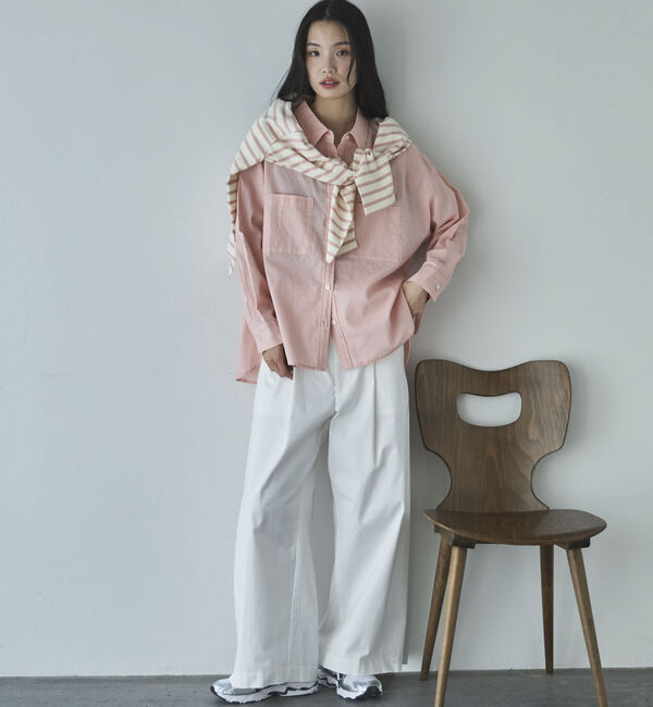 Doux archives「コットンリネンシャツ」|シャツ・ブラウス|