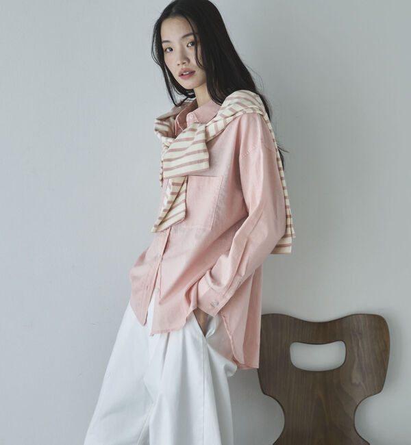 Doux archives「コットンリネンシャツ」|シャツ・ブラウス|